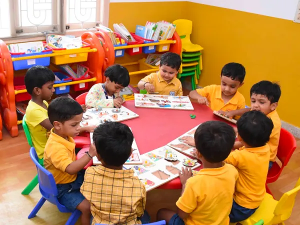 Little Ville preschool classroom — bright, clean learning space in Kodichikkanahalli